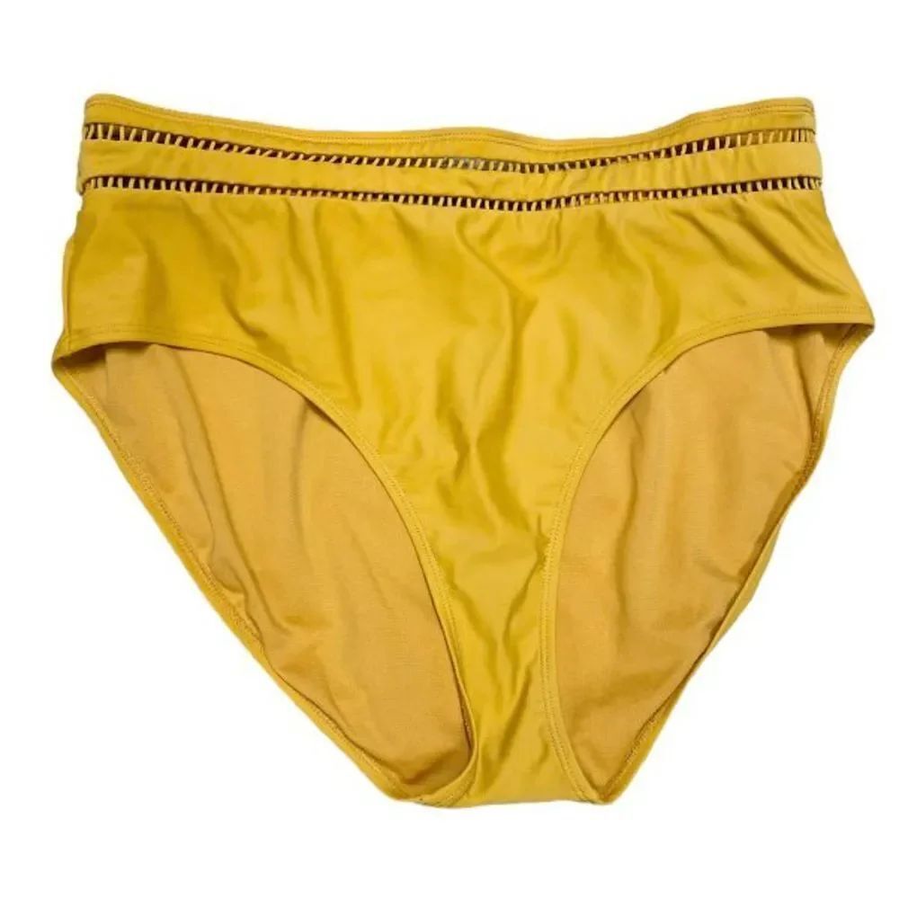 Time and Tru Mustard Bikini Bottoms Size XL NWOT